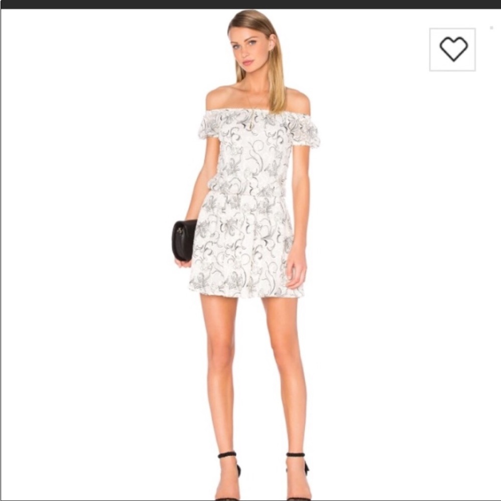 Alice + Olivia Janell Embroidered Silk dress